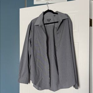 Van Heusen Black and White Micro-Pattern Slim Fit Stretch Shirt